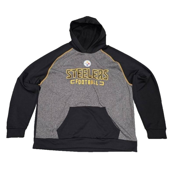 Fanatics Other - Fanatics NFL Pittsburgh Steelers Y2K Football Hoodie Black Size 2XL A004608